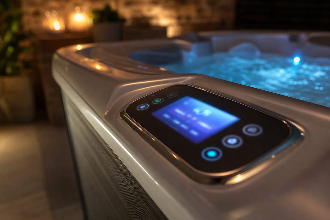 Exemple : panneau de commande d'un spa